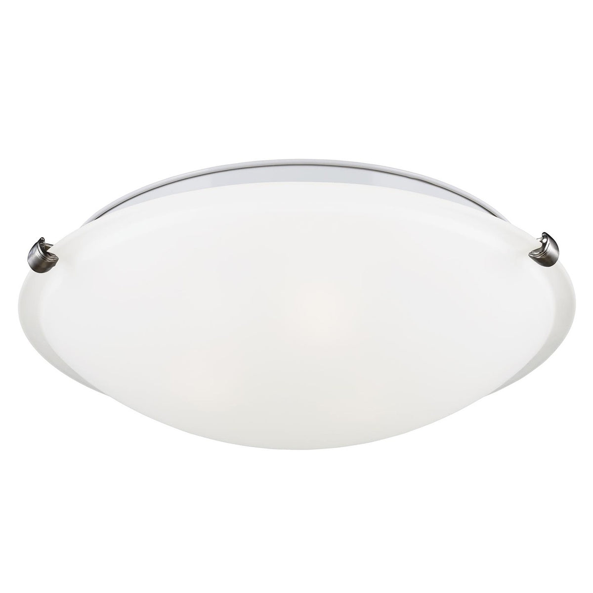 Two Light Flush Mount — W: 12.25" × H: 4.00"