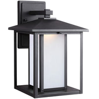 Hunnington 14" Lantern — Etched Seeded