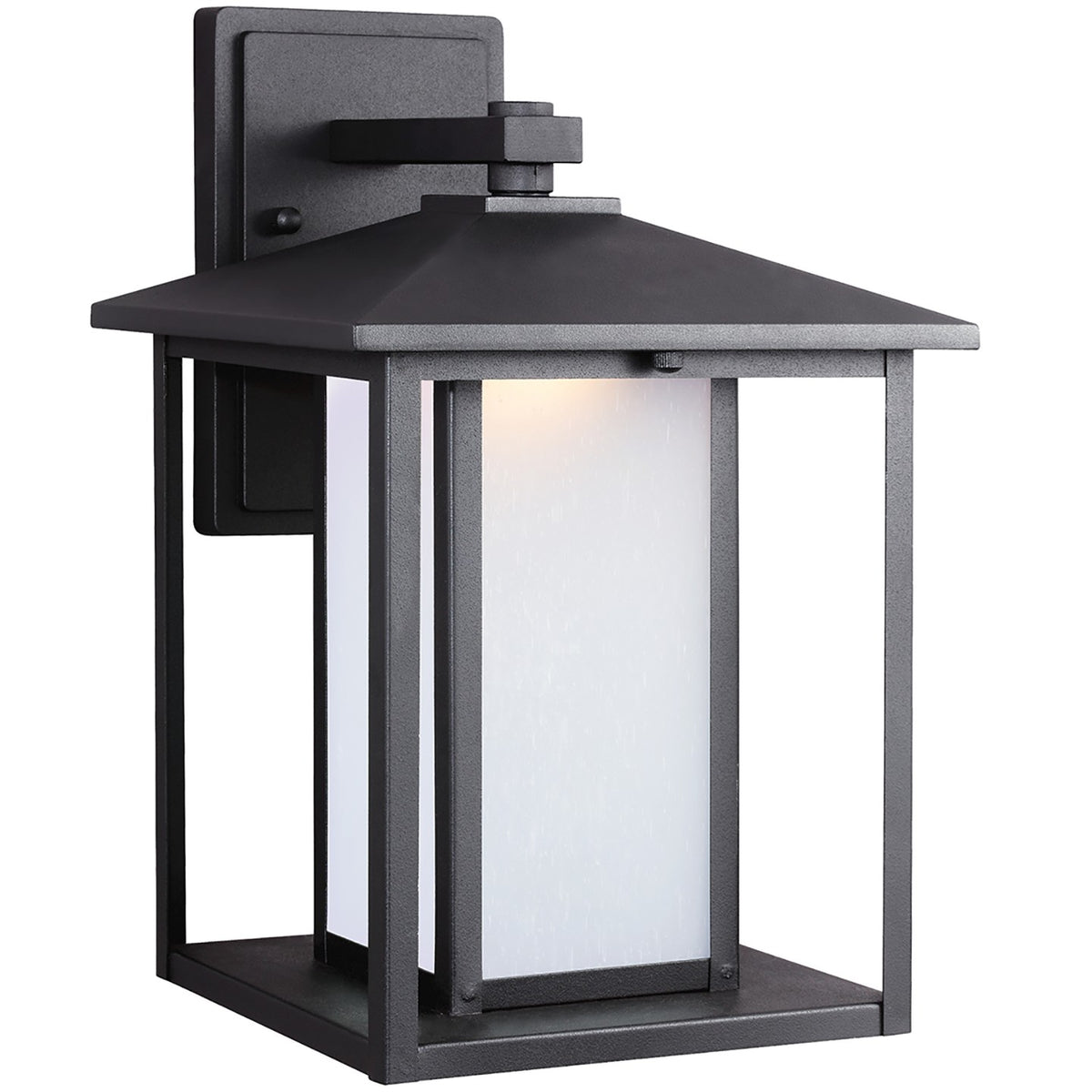 Hunnington 14" Lantern — Etched Seeded