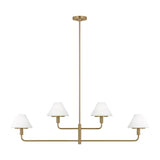 Mendota Four Light Linear Chandelier