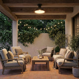 One Light Outdoor Flush Mount — 7.75", 75 W