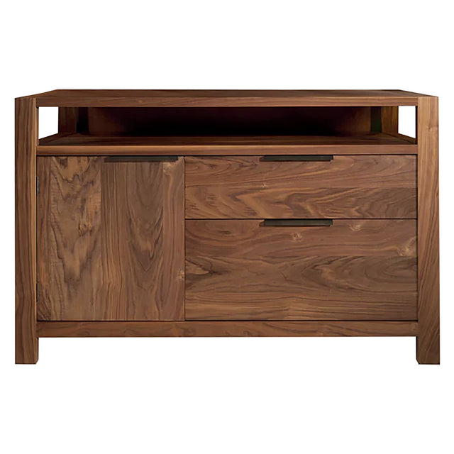 West Bros Phase File Credenza in 79 Toast, on white