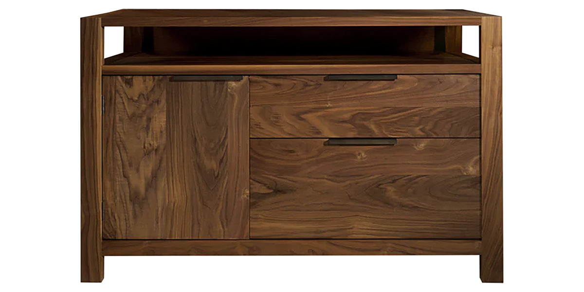 West Bros Phase File Credenza in 80 Walnut