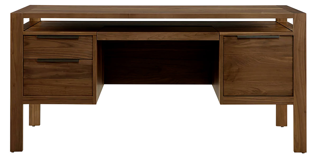 West Bros Phase Executive Desk in 80 Walnut