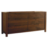 West Bros Phase Dresser in 80 Walnut, on white