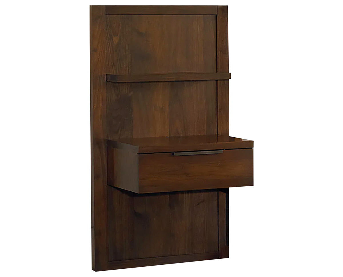 West Bros Phase Nightstand Panel Assembly in 80 Walnut