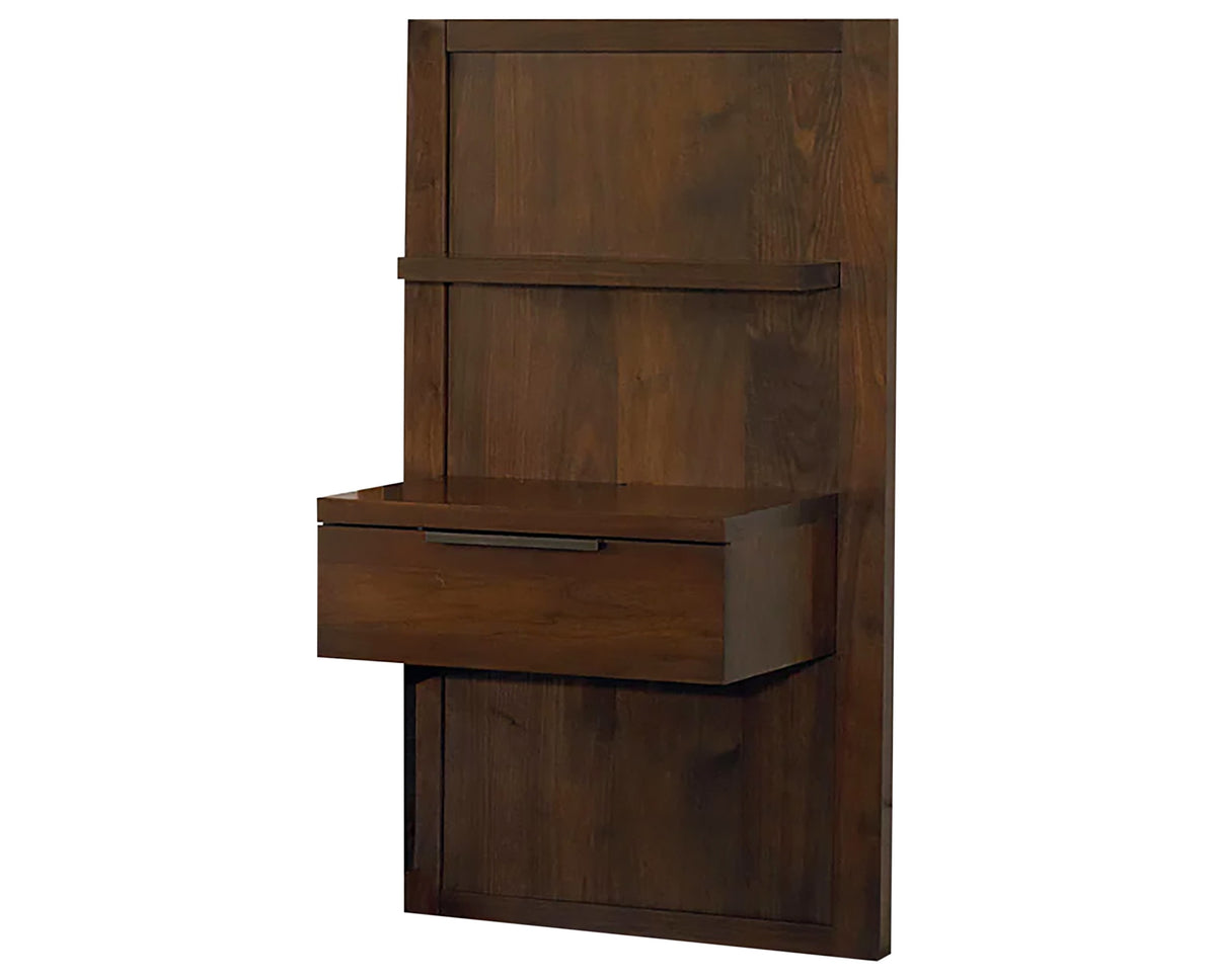 West Bros Phase Nightstand Panel Assembly in 80 Walnut