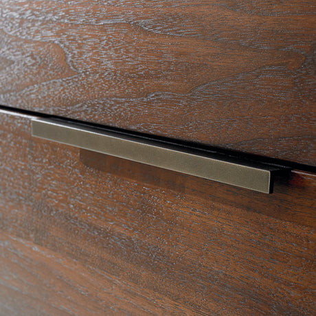 West Bros Phase File Credenza, hardware detail