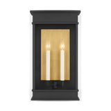 Two Light Outdoor Wall Sconce — 19.13"