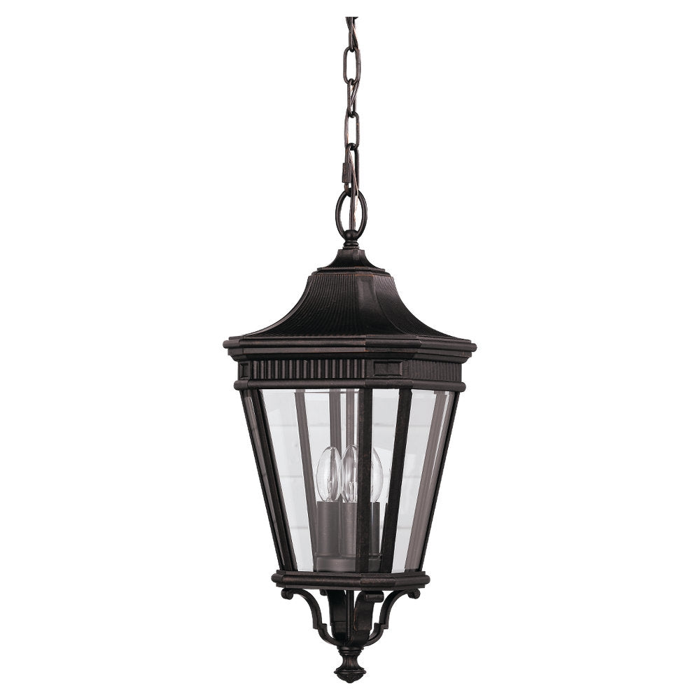 Three Light Outdoor Fixture — 21.50", 9.5"