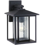 Hunnington 14" Lantern — Clear Seeded