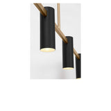 Zentro Four Light Linear Chandelier