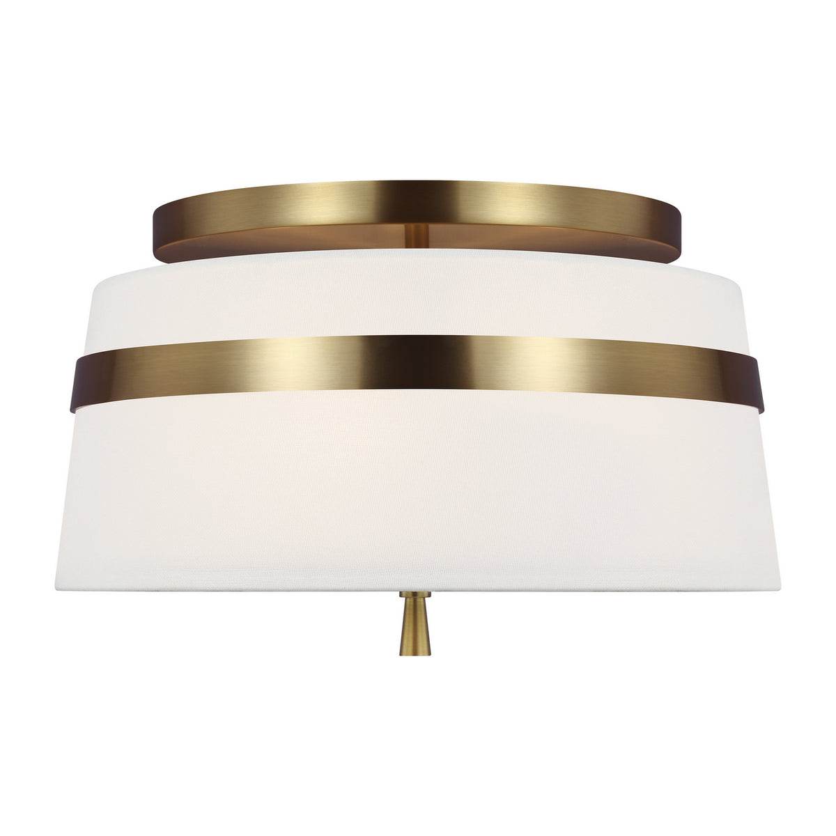 Three Light Semi-Flush Mount — 8.25"