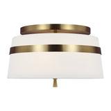 Three Light Semi-Flush Mount — 8.25"