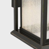 Audley 10" LED Lantern — Distressed Seeded