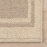 Nate Berkus Canon Bordered Wool Cozy Area Rug