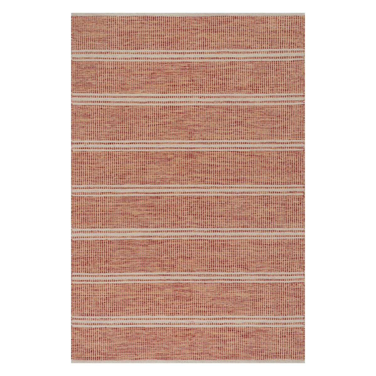 Dash & Albert Malta Handwoven Wool Rug in Pink, on white