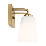 Miles Two Light Bath — Etched white glass