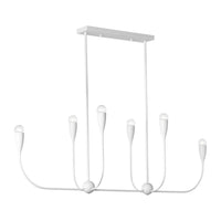 Maya Six Light Linear Chandelier