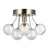 One Light Semi-Flush Mount