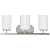 Oslo 3-Light Bath Sconce — Cased Opal Etched