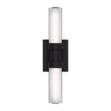 LED Bath Wall Sconce — W: 4.75" × H: 18.00" × D: 4.50"