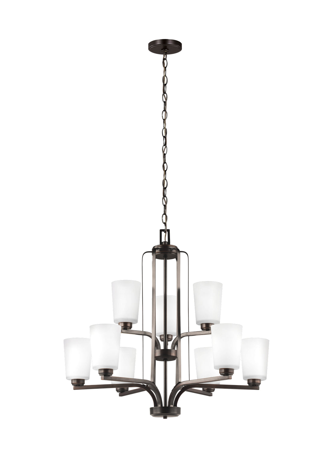Franport Nine Light Chandelier