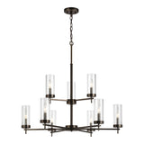 Nine Light Chandelier — 30.25", 60 W