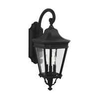 Three Light Outdoor Wall Lantern — 13.38"