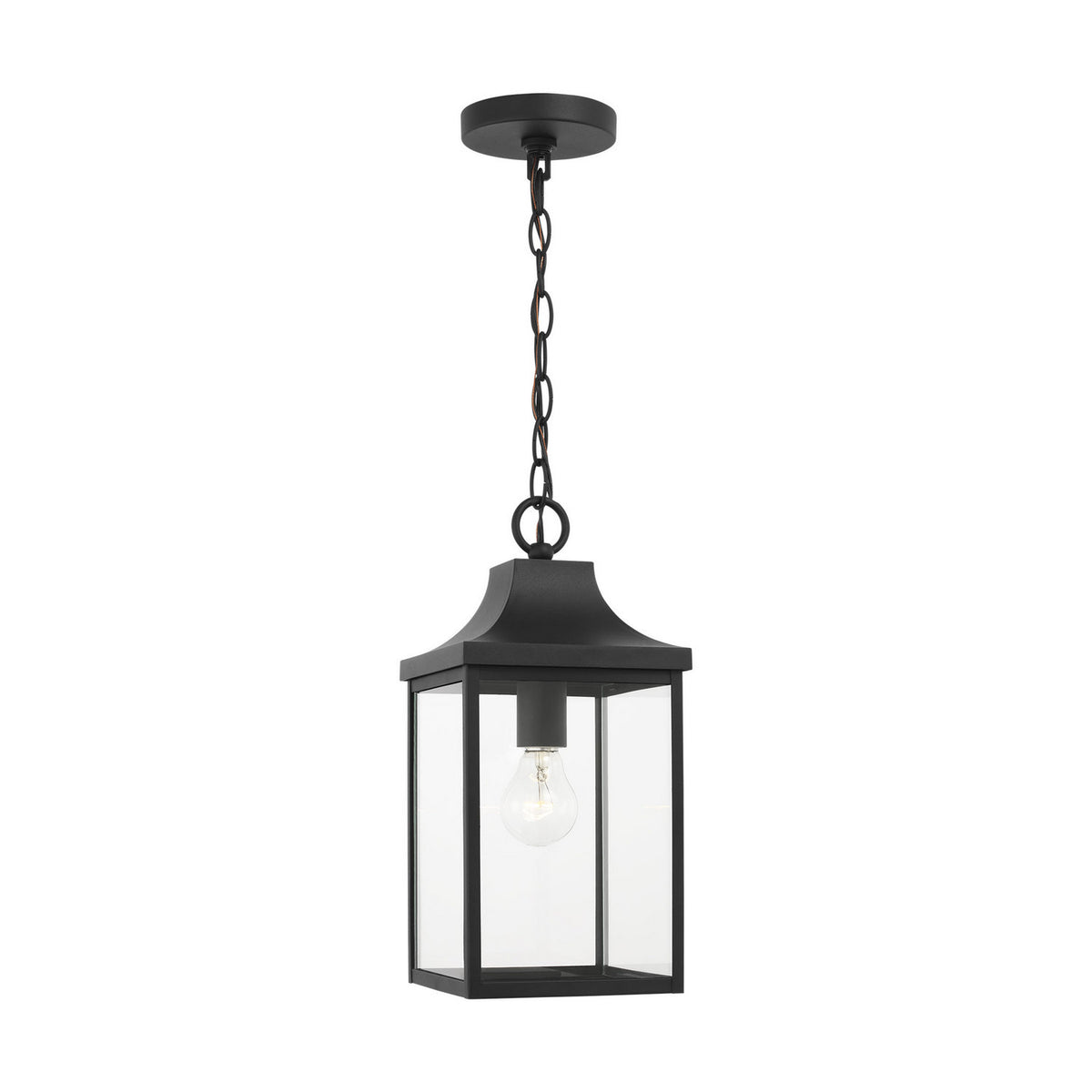 Saybrook 15" Hanging Lantern — Smooth White