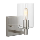 LED Bath Wall Sconce — W: 4.75" × H: 7.75" × D: 6.38"