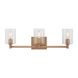 LED Bath Wall Sconce — W: 24.63" × H: 7.75" × D: 6.38"