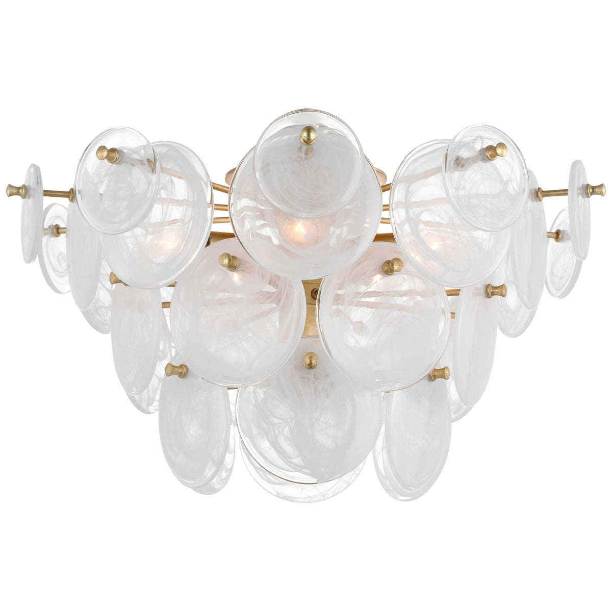 Loire Large Tiered Flush Mount