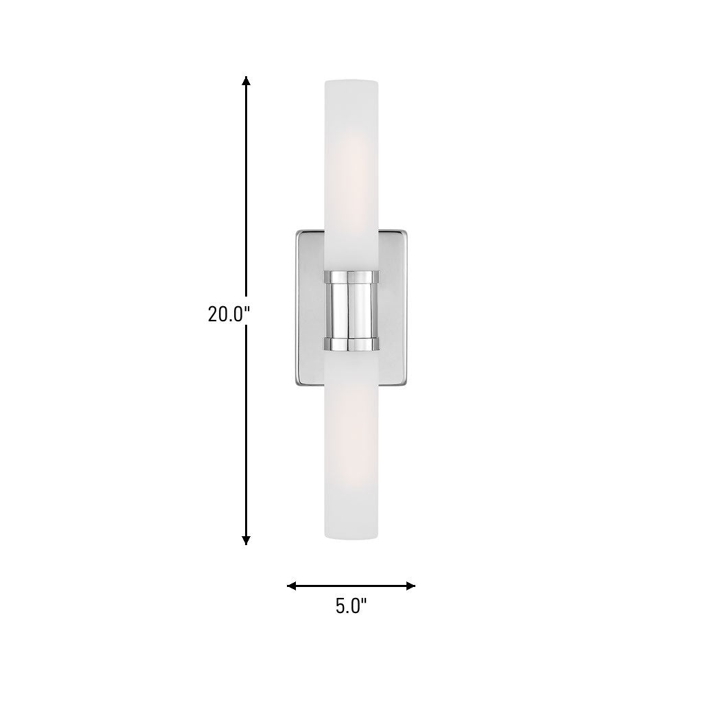 Two Light Bath Vanity — 20.00"