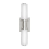 LED Bath Wall Sconce — W: 4.75" × H: 18.00" × D: 4.50"