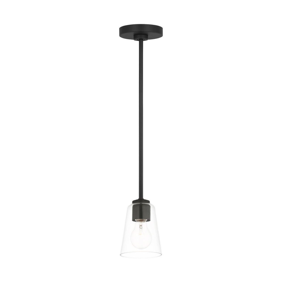Miles One Light Pendant — Clear