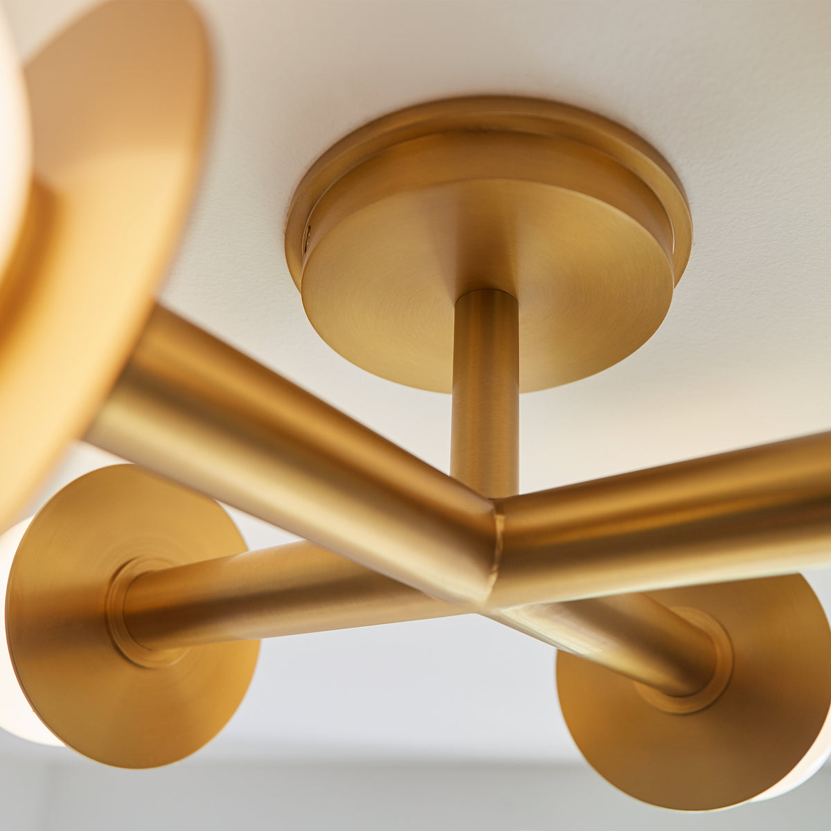 Four Light Semi-Flush Mount