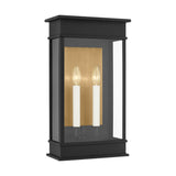 Two Light Outdoor Wall Sconce — 22.75"