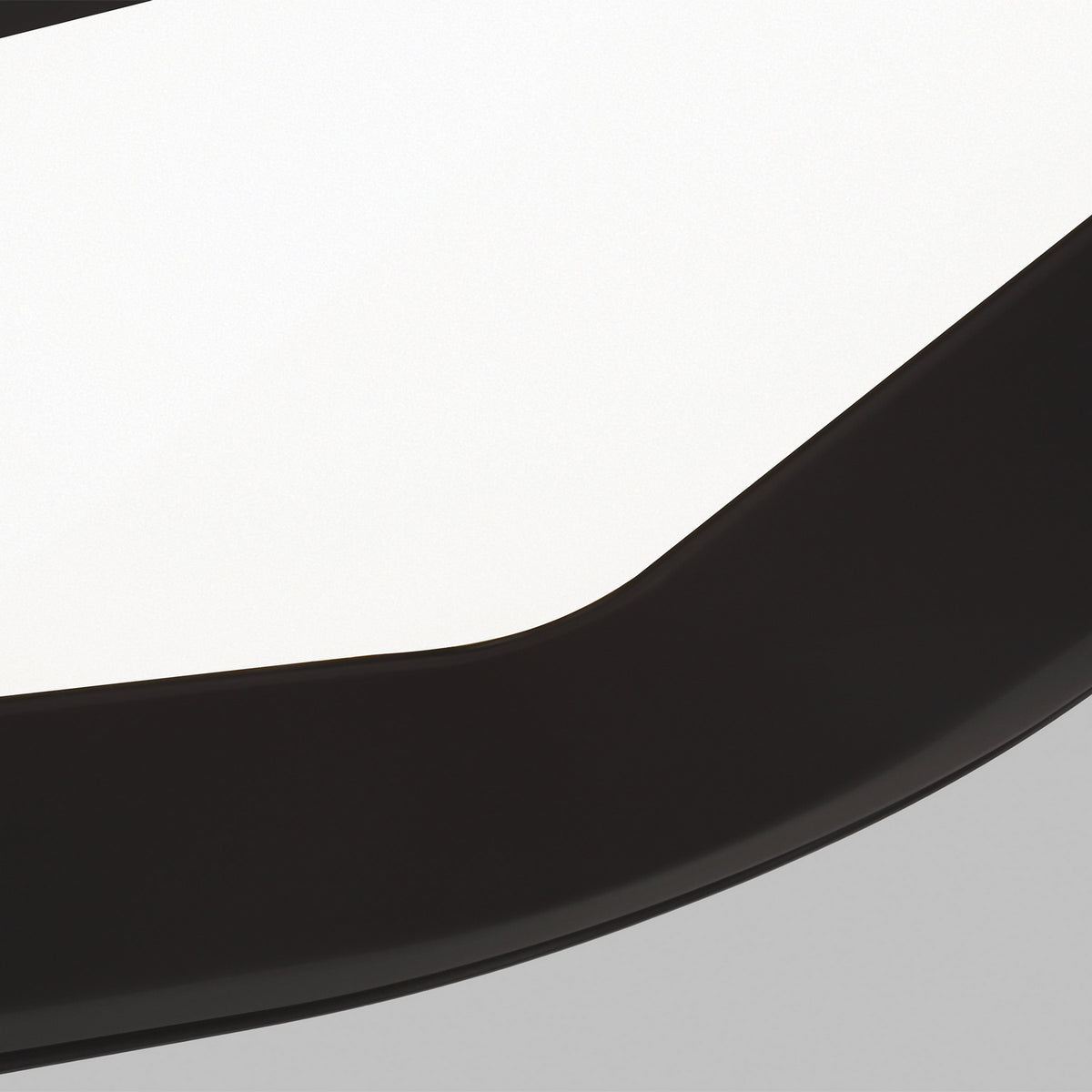Rhonan Flush Mount — Nightshade Black