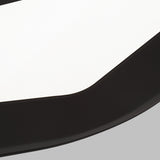Rhonan Flush Mount — Nightshade Black