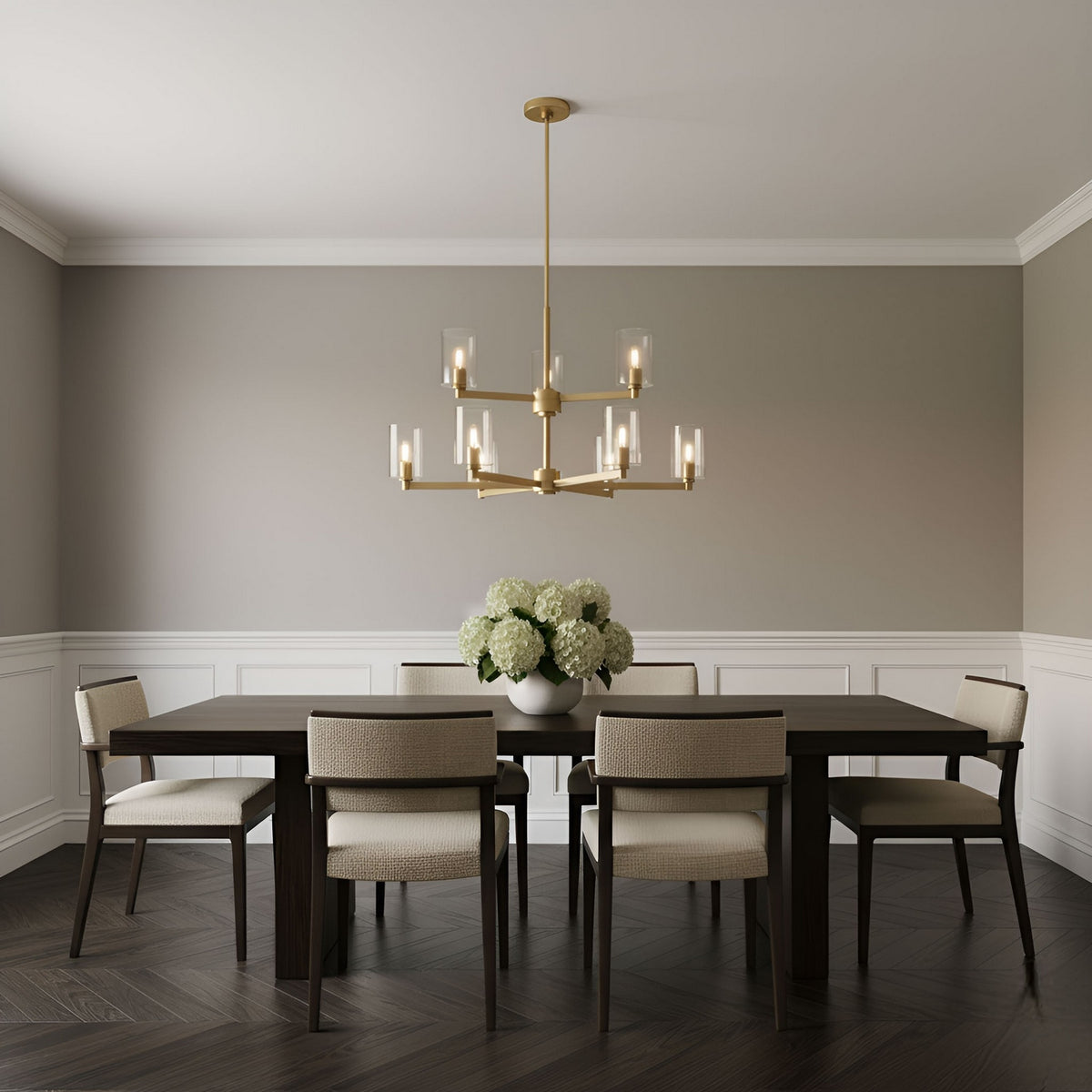 Fullton Nine Light Chandelier