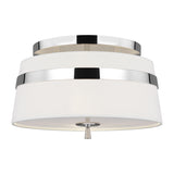 Three Light Semi-Flush Mount — 8.25"