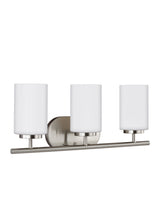 Oslo 3-Light Bath Sconce — Cased Opal Etched