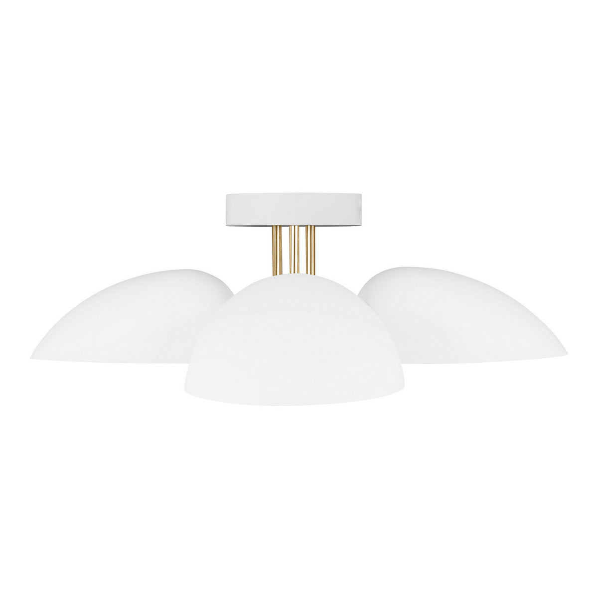Three Light Flush Mount — 6.00"