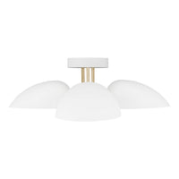 Three Light Flush Mount — 6.00"