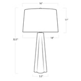 Quatrefoil One Light Table Lamp — 32.50"