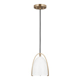 One Light Mini-Pendant — Matte White, 60 W