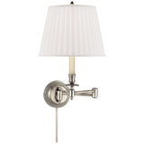 Candle Stick One Light Swing Arm Wall Lamp