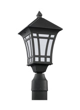 Herrington 16.5" Post Lantern — Etched / White Inside