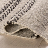 Nate Berkus York Striped Wool Cozy Area Rug